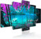 decomonkey Bilder Wasserfall 200x100 cm XXL 5 Teilig Leinwandbilder Bild auf Leinwand Wandbild Kunstdruck Wanddeko Wand Wohnzimmer Wanddekoration Deko Natur Wald