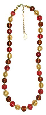 Venetiaurum - Collier en verre de Murano et argent 925 - Bijou Certifié Made in Italy