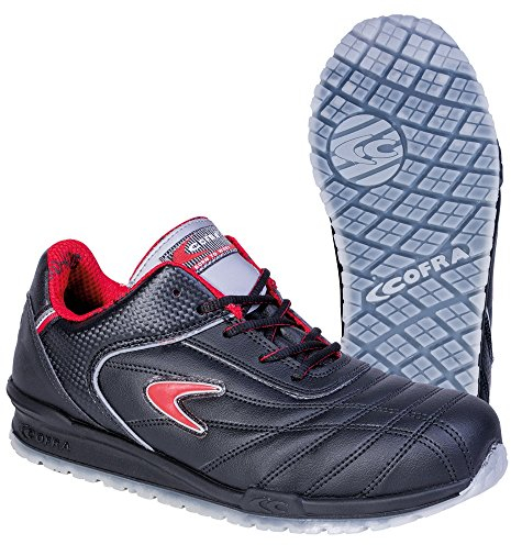 Cofra 78430-000.W35 Scarpe da Lavoro, Meazza, Taglia 2.5, Nero - Certificato di sicurezza EN