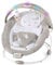 Ingenuity, Hamaca bebé InLighten con Arco de Juego, vibraciones, almohada para la hora del vientre y sonidos, 0-6 meses (Twinkle Tails Bunny)