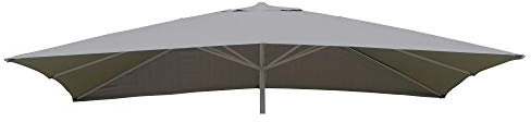 MilaniHome Telo di Ricambio Sostitutivo Grigio per Ombrellone 3 X 4 Palo Centrale