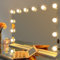iCREAT Hollywood Spiegel mit Beleuchtung 58X46cm Schminkspiegel mit Licht Makeup Spiegel mit Licht 12 Dimmbare LED Lampen 3 Farbtemperatur USB Tischspiegel Kosmetikspiegel Weiß