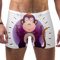 Lorvies Süßer Affe Yoga Lotus Pose Herren Schwimm-Boxershorts kurze quadratische Beine Badeanzug schnell trocknend Bademode, Größe S Gr. S 7-9, multi