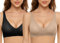 CheChury Reggiseno Senza Cuciture Senza Ferretto da Donna Zero Feel con Imbottitura Removibile Comfy Bralette Reggiseno Senza Ferretto Reggiseni Tezenis Comodo e Morbido di Base
