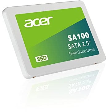 acer SA100 2.5 Inch SATA III SSD 240GB, Up to 560 MB/s, Internal Solid State Drive for Laptop and Desktop PC Upgrade - BL.9BWWA.102
