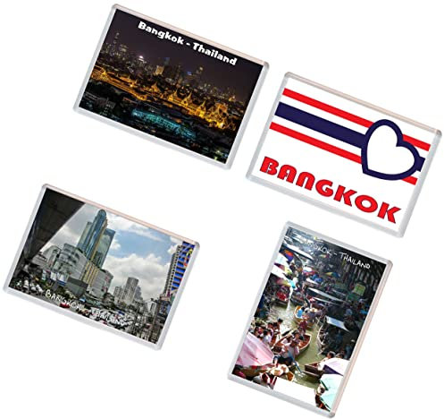 Baked Bean Store Bangkok - Thailand - 4 PACK - Jumbo Fridge Magnet/Magnets