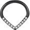 hengkaixuan 16G Teardrop Septum Clicker Ring Daith Ohrringe Chirurgenstahl Daith Rook Tragus Piercing Schmuck CZ Kleine Creolen Balck Nasenring Septum Schmuck 10mm