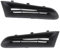 MangWany Frontstoßstangengrill Nebelscheinwerfer Open Vent Ansaugnebelscheinwerferabdeckung 7701208684 Für Clio MK3 2005–2009