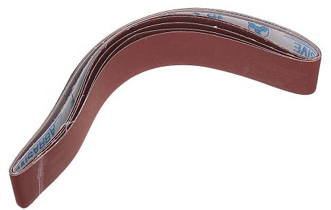 10pcs 40 to 1000 Grit 40mm x 740mm Sanding Belts for Angle Grinder Belt Sander Attachment