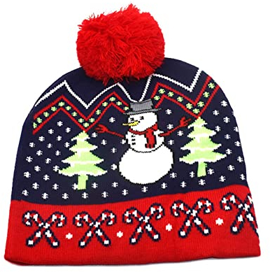 TianWlio Winter Grobstrick Mütze mit Fleecefutter Weihnachtswintermützen für Männer und Frauen, weiche, warme Strickmütze, Skistrumpf, Manschettenmütze Winter BeanieMütze Fleece Gefüttert Warme Hüte