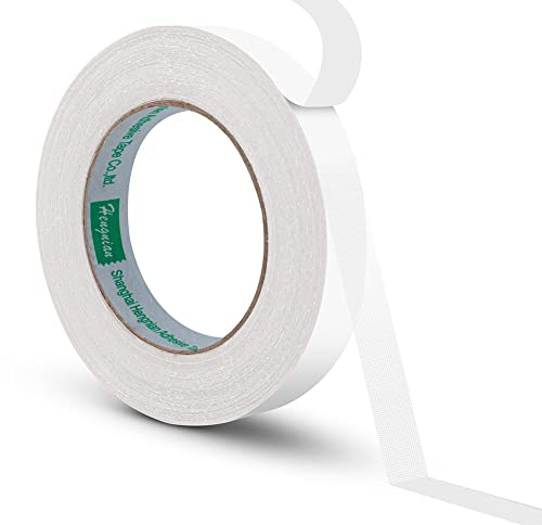 flintronic Teppichklebeband, Extrem Starkes Doppelseitiges Klebeband, Transparent Selbstklebeband Premium Gewebe Klebeband, für Teppich, Foto, Wand, Küche, Zuhause Renovierungsarbeiten (20mm x 20m)