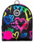hype Schwarzer Graffiti-Rucksack mit Herzmotiv, Schwarz/Mehrfarbig, Einheitsgröße, Casual