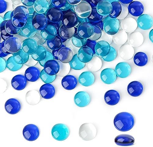ARTESTAR Glasnuggets Bunt,900g Glassteine Deko,Muggelsteine, Glassteine Deko Kinder,Mosaiksteine zum Basteln(ca.190 Stück