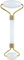 LDATY Jade Roller,Quartz Face Roller, Facial Beauty Roller Skin Care Tools, Massager for Face, Eyes, Neck,Gua Sha Soothes, Body Muscle Relaxing, Improve Eye Puffiness Remove Wrinkles