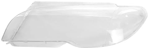 Lente Faro Coche Lente De Faro Coche para BMW E46 3 Series 2DR Coupe 2003-2006 Cubierta De Lámpara De Cristal Tapas Carcasa De Lámpara Carcasa Cristal para Faro (Color : Left)