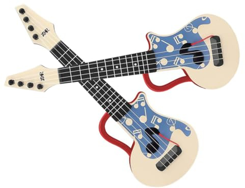 Gogogmee 2 Stück Kinder Gitarren Ukulele Für Kinder Ukulele Zum Üben Ukulele Für Anfänger Training Ukulele Instrument Ukulele Kinder Ukulele Zubehör Professionelle Ukulele Kinder