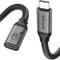 Silkland Cable Alargador USB C 1.5M Macho a Hembra, 20Gbps USB 3.2 Gen 2×2, 240W 48V/5A, Vídeo 5K@60Hz, 4K@144Hz, Cable de Extensión Tipo C para iPhone 16, 15, PSVR2, MacBook Pro/Air, iPad Pro, PSSD