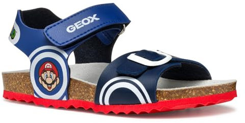 Geox J Ghita Boy D Sandale, Royal/Navy, 32 EU