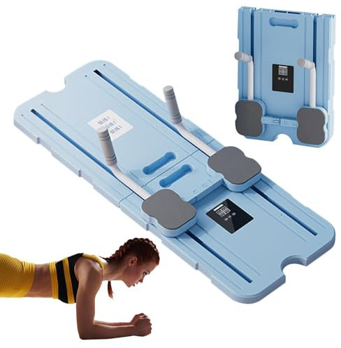 Pilates Reformer - Multifunktionales Bauchbrett | Faltbarer Pilates Reformer | Fitnessboard mit automatischem Rückprall | Bauchbrett für Heimtraining und Körperübungen Anzüge für Gym Yoga