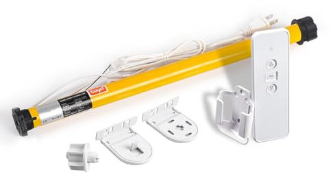WiFi smart blinds motor, 110V/120V corded, suitable for 1.5/38mm shade tube, works with APP, voice and RF control, no hub required