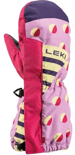LEKI HS Little Paw Mitt Long farbig neutral - 5, violett-pink