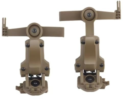 Taktischer Helmschienen-Adapter, Multi-Winkel-Rotation, Outdoor-Schiene für Comtac 3 Kopfhörerständer, Airsoft-Helm-Zubehör (T)