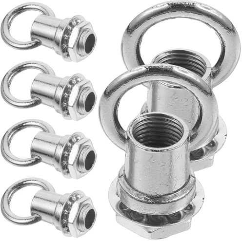 Artibetter Ganci Filettati M10 Per Lampade Da Soffitto 6 Pezzi Anelli Chiuso Supporto Fissaggio Per Apparecchio Di Illuminazione Fai Da Te Portata 110 Lb