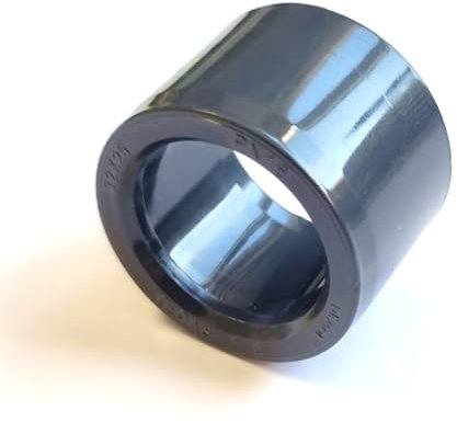 PVC Fitting Poolfitting Gewindefittings | alle Sorten | Kunststoff PE - Winkel T-Stück 90 Grad IG - AG 50mm Poolverrohrung Rückschlagventil Kugelhahn (Reduzierbuchse, 50mm x 63mm)