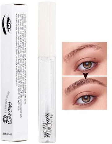 Clear Eyebrow Gel - Long-Lasting Brow Gel für Styling & Sculpting, Strong-Hold Brow Glue, Waterproof & Smudge-Proof, Quick-Drying Eyebrow Setter für fluffige, laminierte Brows, natürlich & definiertes