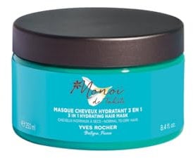 Yves Rocher 3-in-1 Feuchtigkeitsspendende Haarmaske Monoï – Nährende Pflege & Geschmeidigkeit – Mit Monoï aus Tahiti – Weiches & Glänzendes Haar – Ohne Silikone – 250 ml
