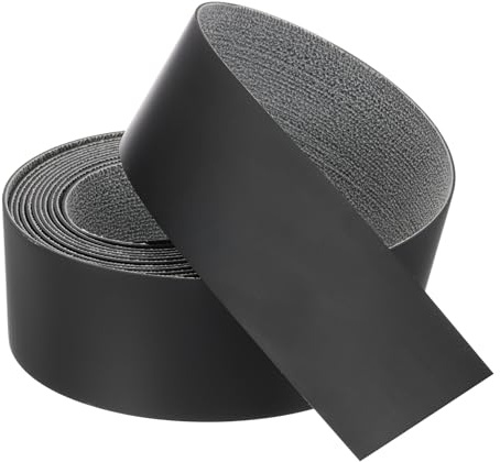 sourcing map Black Edge Banding 3 m x 45 mm(10ft x 1-3/4) | Veneer Tape Pre-glued Flexible Plywood Edge Banding,with Hot Melt Adhesive,for Furniture Restoration