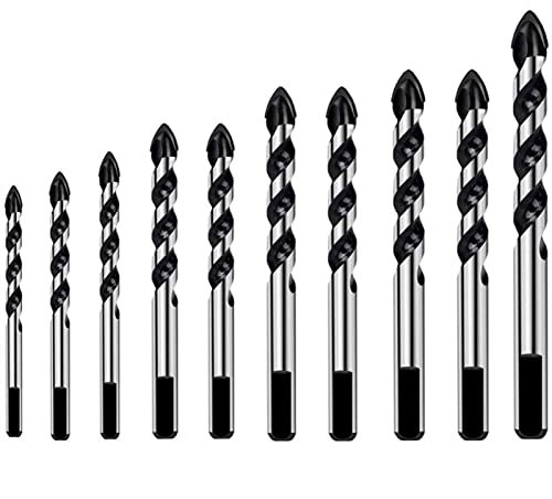 KLKVTGWGZK 1 0pc Taladro de aleación quirúrgica Tilo Cerámica Concreto Vidrio de mármol Triángulo de madera Posición de oro de porcelana A20 21 Dropshipping brocas