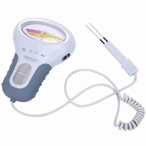 LIYJTK Swimmingpool Spa Wasserqualitätsanalysator mit Sonde zuverlässiges stabiles pH-Chlor-Testkit für familiengroße Pool