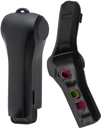 Debmale Osmo Pocket 4 Custodia Protettiva - Custodia Protettiva Rigida Obiettivo Schermo del Gimbal per DJI Osmo Pocket 4 Accessori Della Fotocamera con 3 Alloggiamenti Magnetici per Filtri CPL/ND