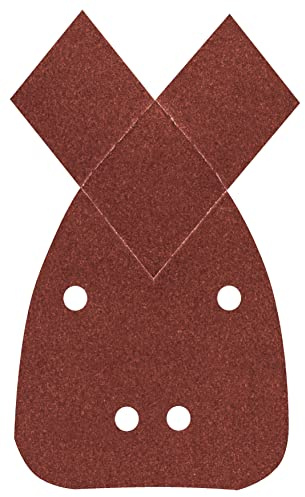 Bosch Professional Pro Schleifblatt Expert for Wood and Paint Holz und Farbe für Multischleifer (5 Stück, Körnung 120, C430), Grau, 2608607430