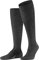 FALKE Men's Airport M Kh Wool Cotton Long Plain 1 Pair Knee-High Socks, Grey Dark 3070, 10-11