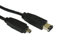World of Data Câble FireWire 400/800 DV de connecteur à connecteur Noir 6p to 4p 2m (£5.29) - - schwarz