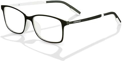 Blue Light Filter Glasses PROSPEK, Computer Eyeglasses for Men and Women - Gaming Glasses Blue Light Blocking with Clear Lens, Anti Eyestrain, Reading Glasses (+1.50x)
