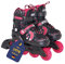 Best Sporting Inline Skates Kinder I Rollschuhe größenverstellbar 34-37 I robuste Inliner für Jugendliche mit Bremse I violett - schwarz I Rollerskates Schuhe Kinder I Inliner mit 4 Rollen