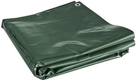 Windhager PVC Holz Schutz-Plane Premium, Allzweckplane, Abdeckplane für Draußen, Gewebeplane, UV-stabilisiert, Grammatur 510 g/m², 1,5 x 10 m