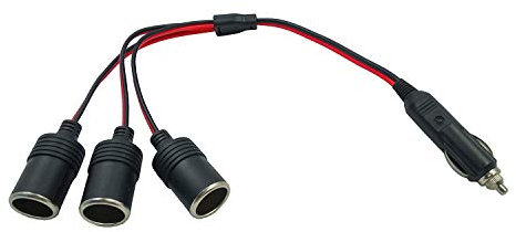 Car cigarette lighter socket,Universal 12V-24V Waterproof Marine Boat Car Motorbike Cigarette Lighter Power (1 to 3)