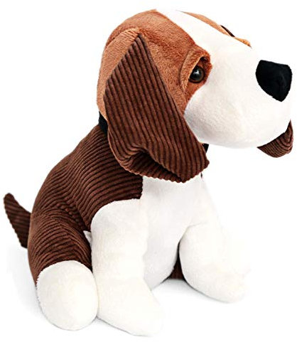 Carousel Home and Gifts Charming Beagle Dog Doorstop - Novelty Animal Door Stop - Brown