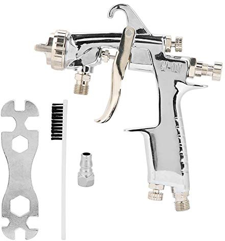 DEWIN Pistola Pulverizadora de Aire Comprimido, Boquilla de 1.5mm Modo de Alimentación Por Succión Pistola Pulverizadora de Pintura Neumática Herramienta de Pintura Neumática para Pared y Automóvil