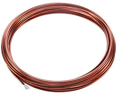 Kupferlackdraht W210 Ø 3,00 mm 5 m CU Lackdraht Grad 2 CUL 5 Meter Kupferdraht Durchmesser 3,00 Millimeter Wickeldraht Kupfer Draht nach IEC 60317-13