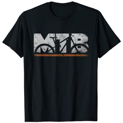 Cooles MTB Mountainbike Geschenk Herren Vintage Retro T-Shirt