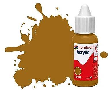 Humbrol DB0026 Acrylfarbe Nr. 26 Khaki – Matt, 14 ml (1 Stück)