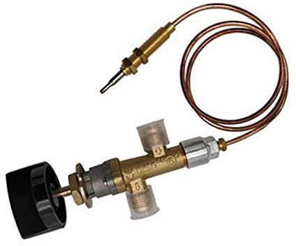 Feuerstelle Gasregelventil-Kit Langlebige Universalventilwelle Niederdruck Feuerstelle, Kaminheizung Gas Thermoelement Sensor