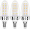 SAUGLAE 15W LED Lampen, 120W Glühlampen Äquivalent, 3000K Warmweiß, 1700Lm, E14 Kleine Edison Schraube LED Leuchtmittel, 3 Stück