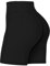 Sunzel Radlerhose Damen,with Pockets,Ohne Vordernaht,Yoga Gym für Sommer Shorts,Workout,Cycling Shorts,Schwarz,XL