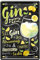 Geschenkeparadies 24 Deko Blechschild 20x30cm Cocktail Gin Fizz 5cl Gin 3cl Zitronensaft